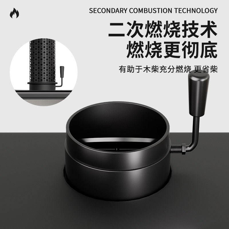 温暖壁炉真火木柴冬天取暖家用取暖炉燃木柴火民宿别墅农村取暖器