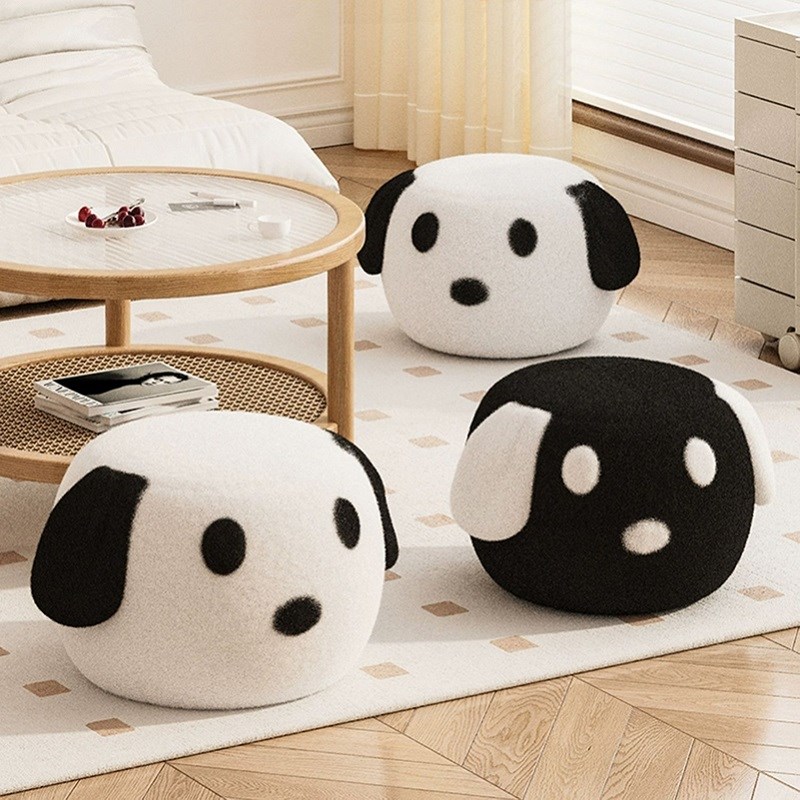 卡通可爱小家用矮凳儿童客厅茶几板凳门口入户换鞋凳脚踏坐墩