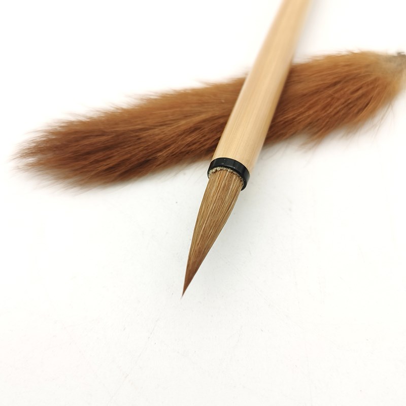 晋云斋 狼毫手札 中楷笔毛笔中号细 纯狼毫小行草书小篆专用笔