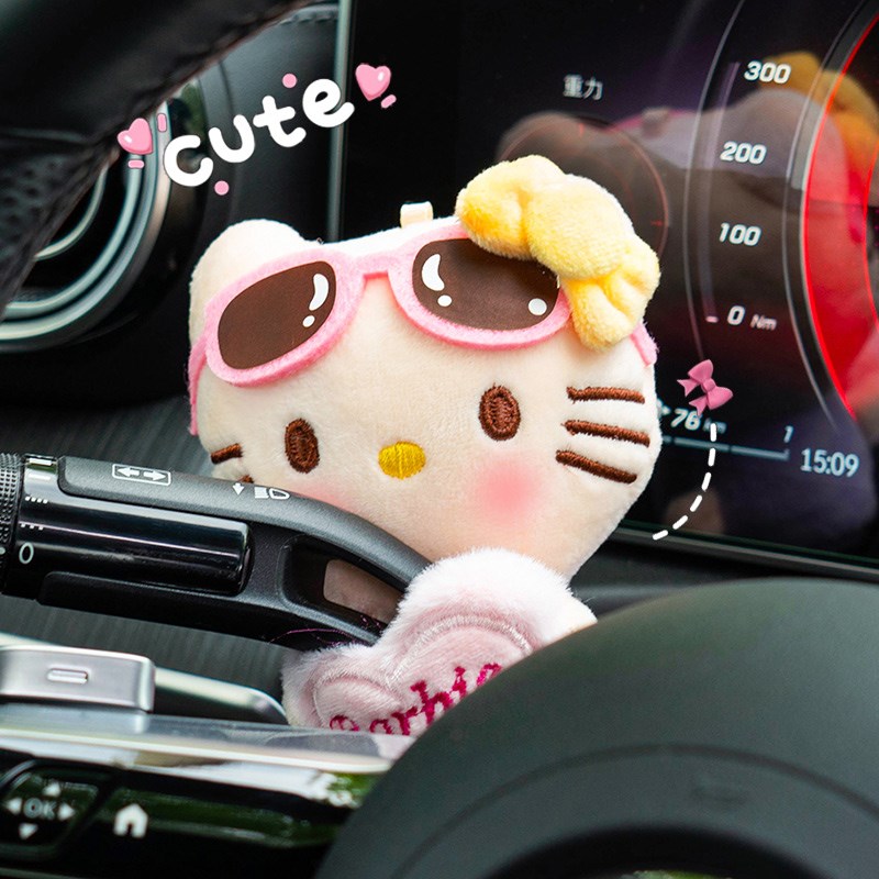 怀挡装饰公仔车载转向灯雨刮器玩偶女孩车内饰品车上202新款摆件