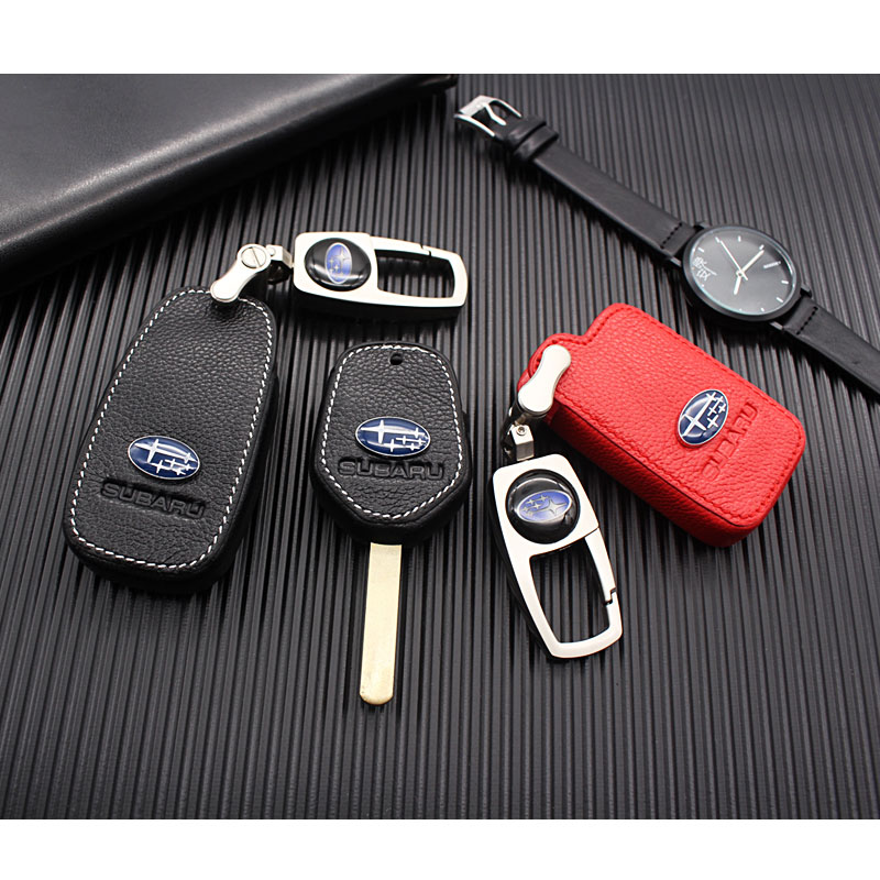 速霸陆钥匙新LEGCY老款XV森林人23款BRZ傲虎汽车遥控包扣壳专用