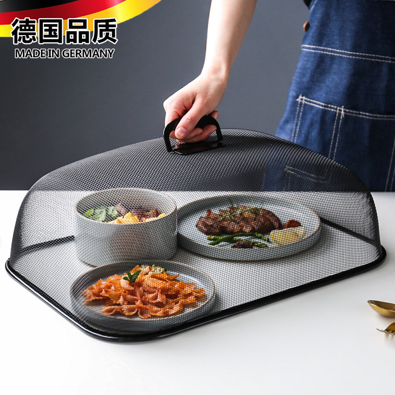 不锈钢菜罩家用防尘罩防苍蝇食物剩饭菜防虫网罩子特大号2024新款