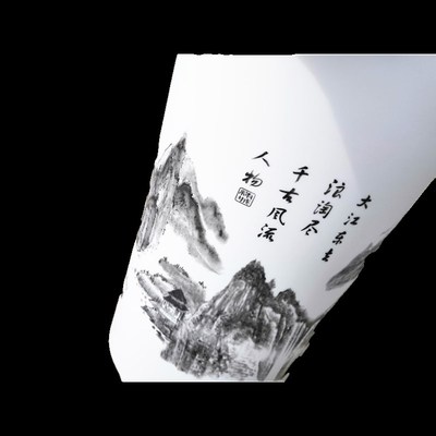 客厅落地花盆特大号高筒树脂加厚塑料仿陶瓷大型盆栽盆景种树摆件