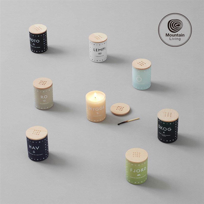 skandinavisk丹麦进口香薰蜡烛 礼盒套装玻璃杯卧室客厅室内香氛