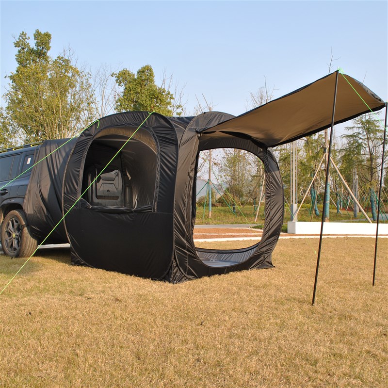 免搭建车尾帐篷,自动车尾弹开帐篷,秒开车尾空调帐篷速开车厢帐篷