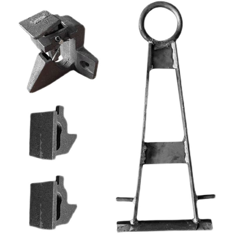 销适用奇瑞料车配件厂家铸钢牵引装置周转车台车拖车挂钩拖钩总成