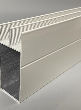打灶白色大山槽双U卡槽瓷砖橱柜特厚山槽管立柱铝合金铝型材配件