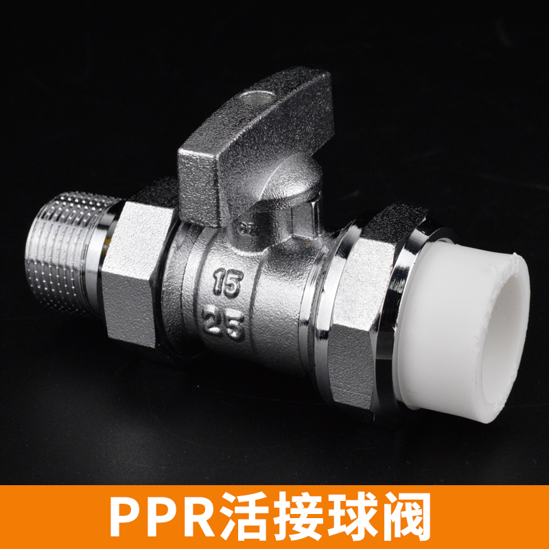 瑞格门PPR内外丝活接球暖气回水蝶柄活新款分20 分