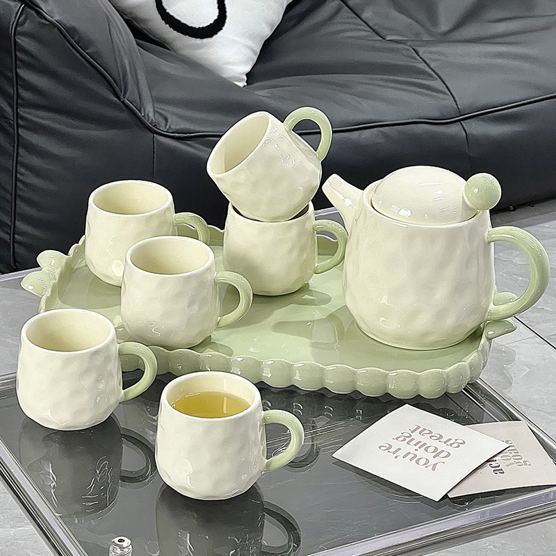 高级感茶具水杯装家用客厅陶瓷茶壶茶杯待客水具杯子乔迁送礼