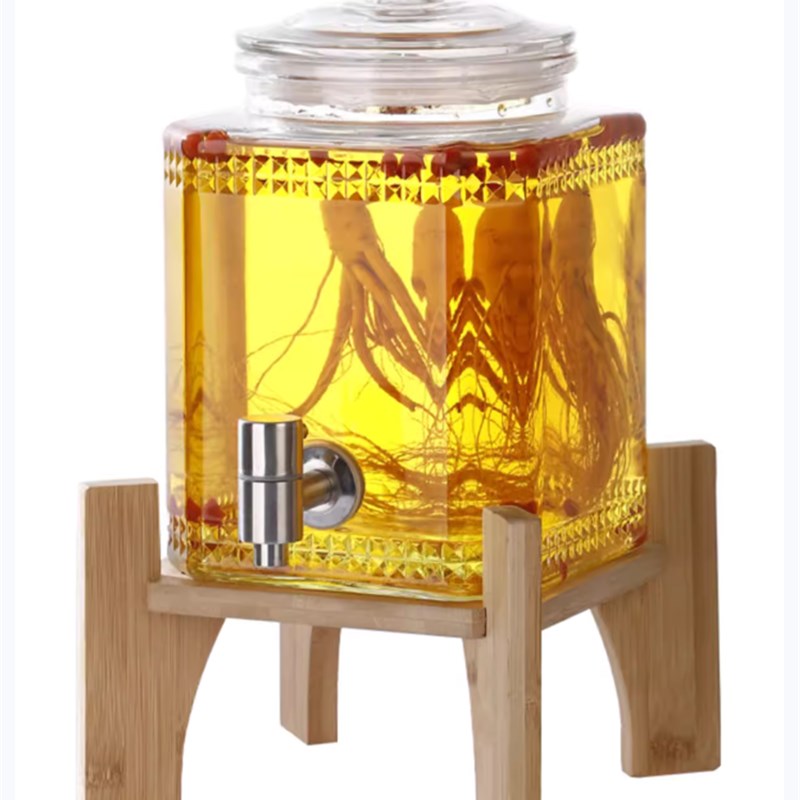 泡酒玻璃瓶家用人参药酒青梅果酒泡酒专用酒瓶加厚无铅泡酒坛空瓶