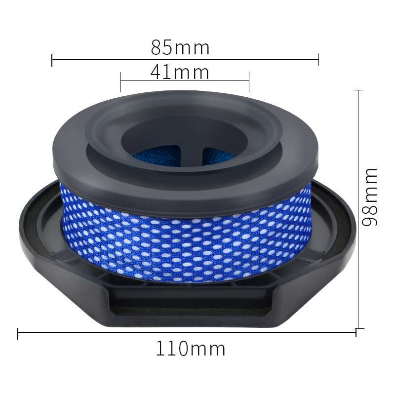 3只配小狗无线吸尘器配件d531 D532 D-5滤芯过滤网HEP海帕滤绵