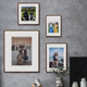 客厅照片墙相框婚纱照挂墙背景墙组合实木照片餐厅结婚创意相片墙