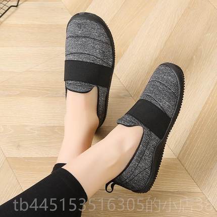 正品老北京布动鞋女不累脚老人鞋宽脚胖妈妈鞋大尺码女鞋1子4到脚