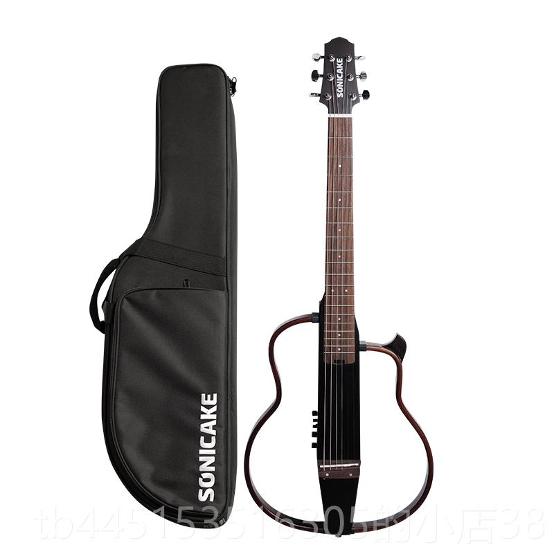 正品Sonicake旅行吉安他电箱音效实木桃花吉他便携式吉他静初学果