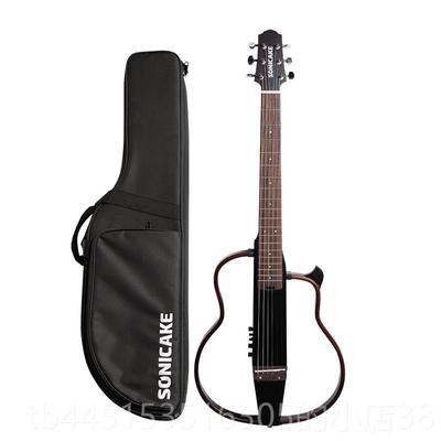 正品Sonicake旅行吉安他电箱音效实木桃花吉他便携式吉他静初学果