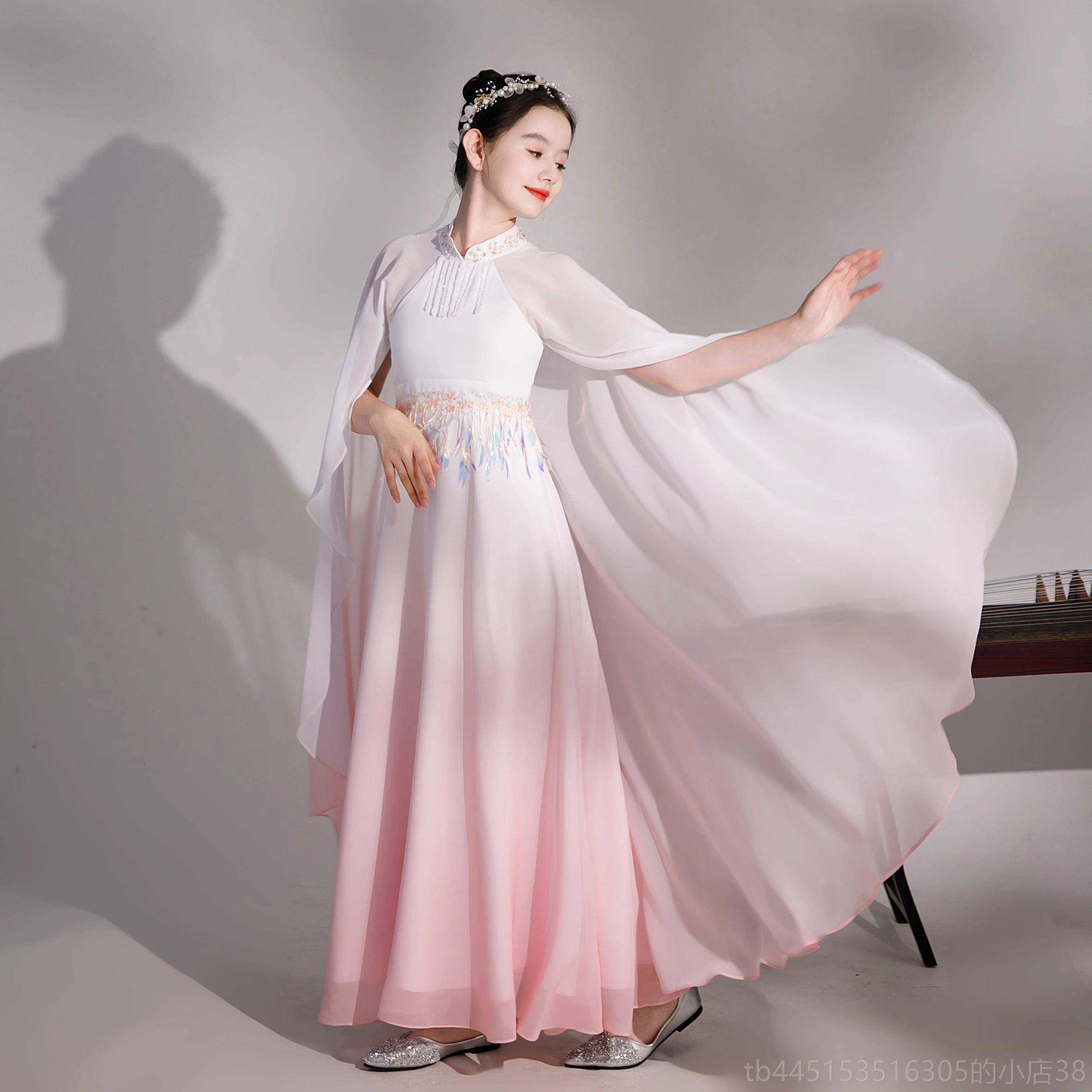 正品童新服儿、古典女服童古筝合表演、中式唱琵琶艺术测试表演服,童装/婴儿装/亲子装,儿童演出服,淘宝优惠券,粉丝福利购,淘宝优惠卷