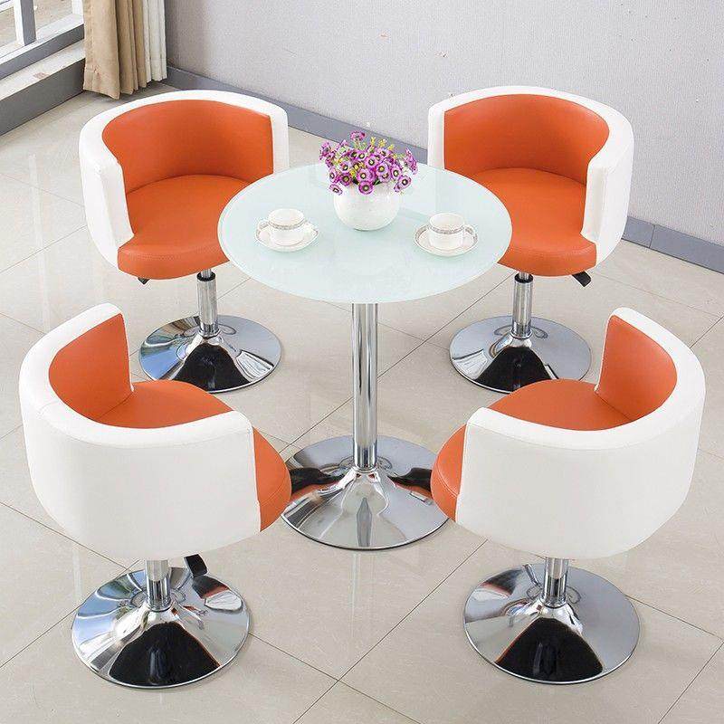 洽谈桌椅组合咖啡厅奶茶店桌椅钢化玻璃茶几桌小圆桌休闲接待桌椅,电子元器件市场,其它元器件,淘宝优惠券,粉丝福利购,淘宝优惠卷