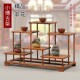 实木非花桌面小博古架中式 仿古多宝阁茶具杯紫砂壶架古董摆件展示