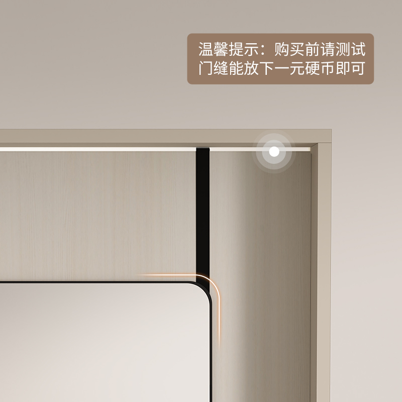 挂门镜子全身穿衣镜贴墙自粘壁挂家用挂墙女生宿舍学生卧室门后镜