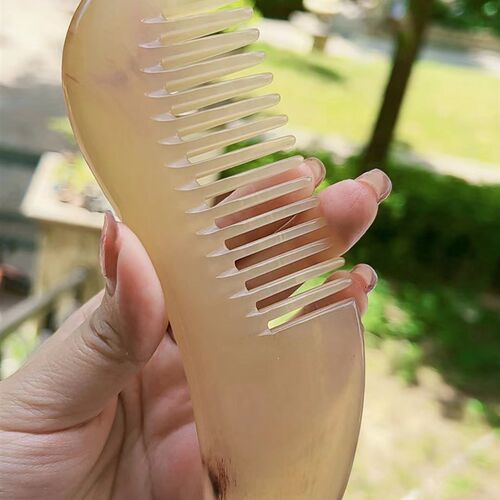 羊角梳子简单实用厚实好用头部按摩
