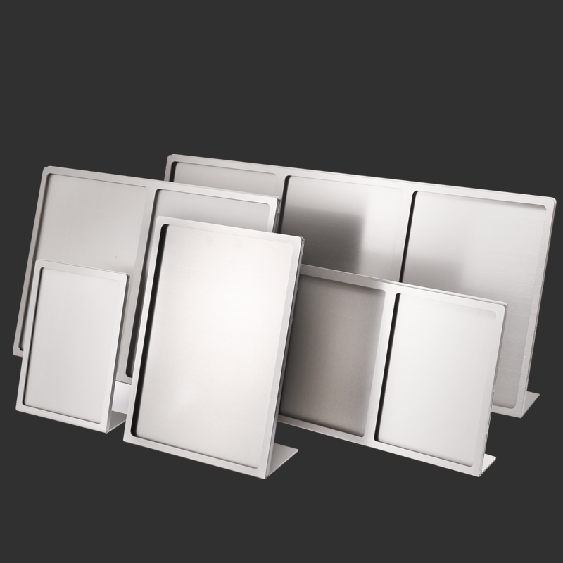 喜茶不锈钢广告牌宣传牌点菜单台卡海报架奶茶咖啡店菜牌展示架