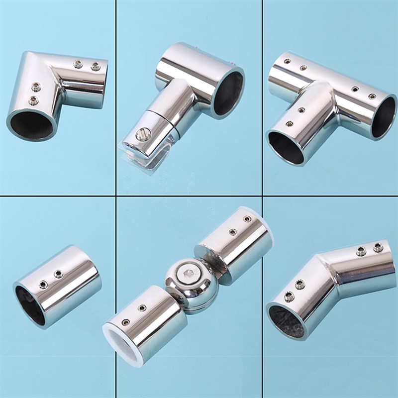 30圆管不锈钢淋浴房拉杆连接件固定配件防摇摆支撑法兰吊夹转角