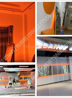 LED灯带v2v橙色软灯条橘色超窄/5/8/10mm火焰色橘黄贴片自粘