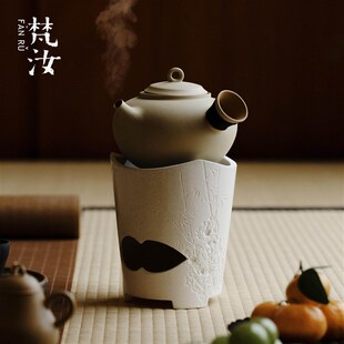 梵汝 冬季围炉煮茶功夫茶具复古家用碳炉提梁壶明火炭火酒精灯