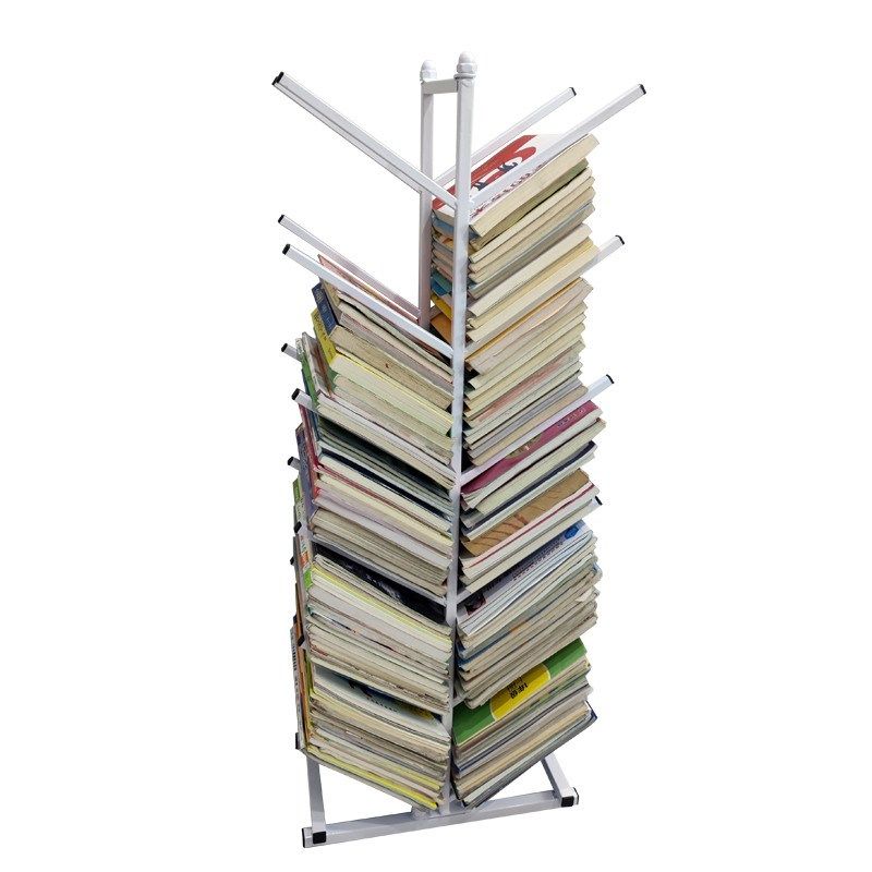 铁秀才儿童书架铁艺树形多层绘本架简易书本收纳架落地书报杂志架