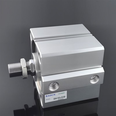 厂家促销超薄型气缸SDA12/25/63/100X10/15/20/25/50外牙带磁性