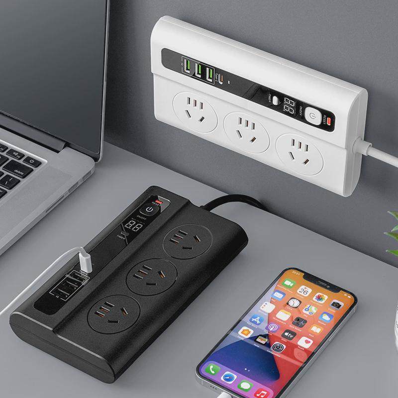 多功能插座定时自动断电电瓶车智能USB排插家用接线板带线插线板