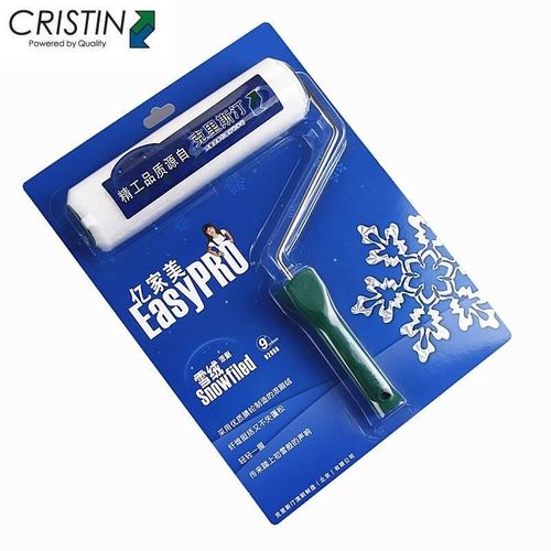 克里斯汀雪绒滚刷滚筒刷底漆面亿家美油漆工具漆9寸细毛滚筒刷*