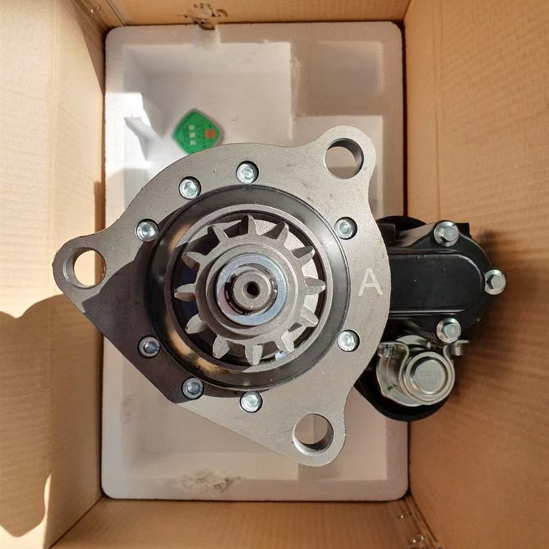 潍柴6160起动机QDJ2120-3起动机616009000403起动机潍柴船机马达