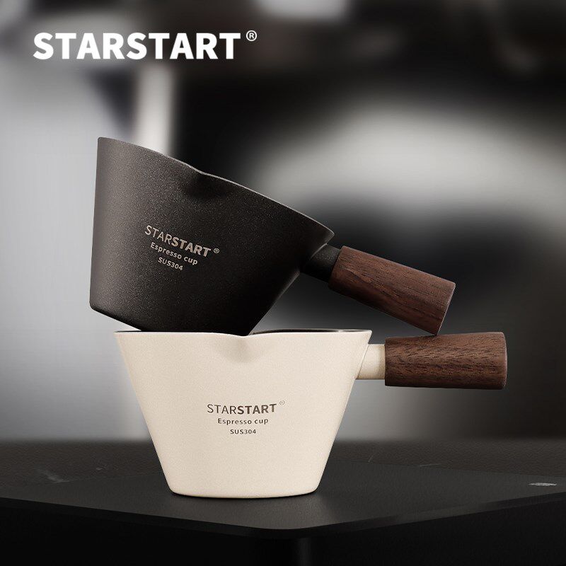 咖啡萃取杯意式浓缩咖啡杯接液量杯咖啡液萃取杯刻度咖啡机配件