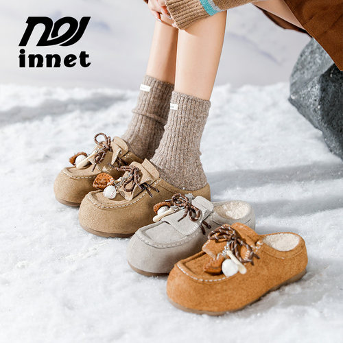 【现货】innet勃肯鞋包头半拖女