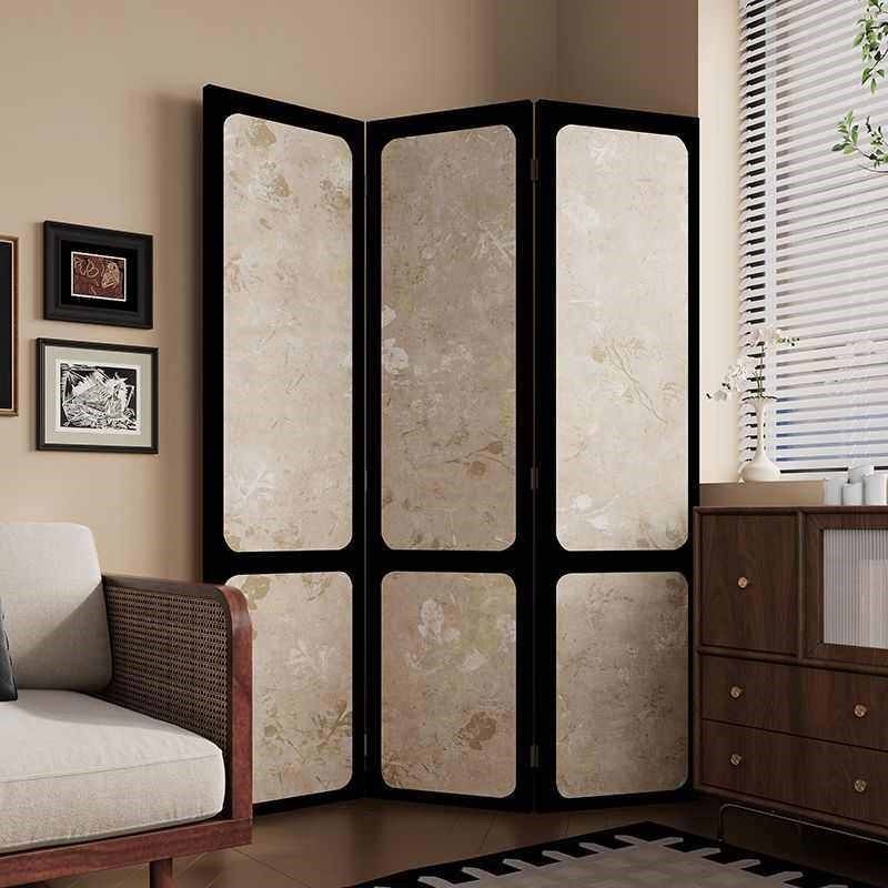 法式中古花卉屏风隔断客厅客厅餐厅沙发背景玄关遮挡装饰移动折叠,住宅家具,庭院屏风,淘宝优惠券,粉丝福利购,淘宝优惠卷