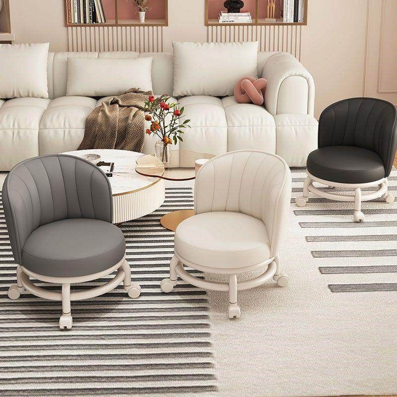 静音万向轮凳子可滑行矮凳带靠背家用可移动板凳旋转带轮小椅子,住宅家具,万向轮凳,淘宝优惠券,粉丝福利购,淘宝优惠卷