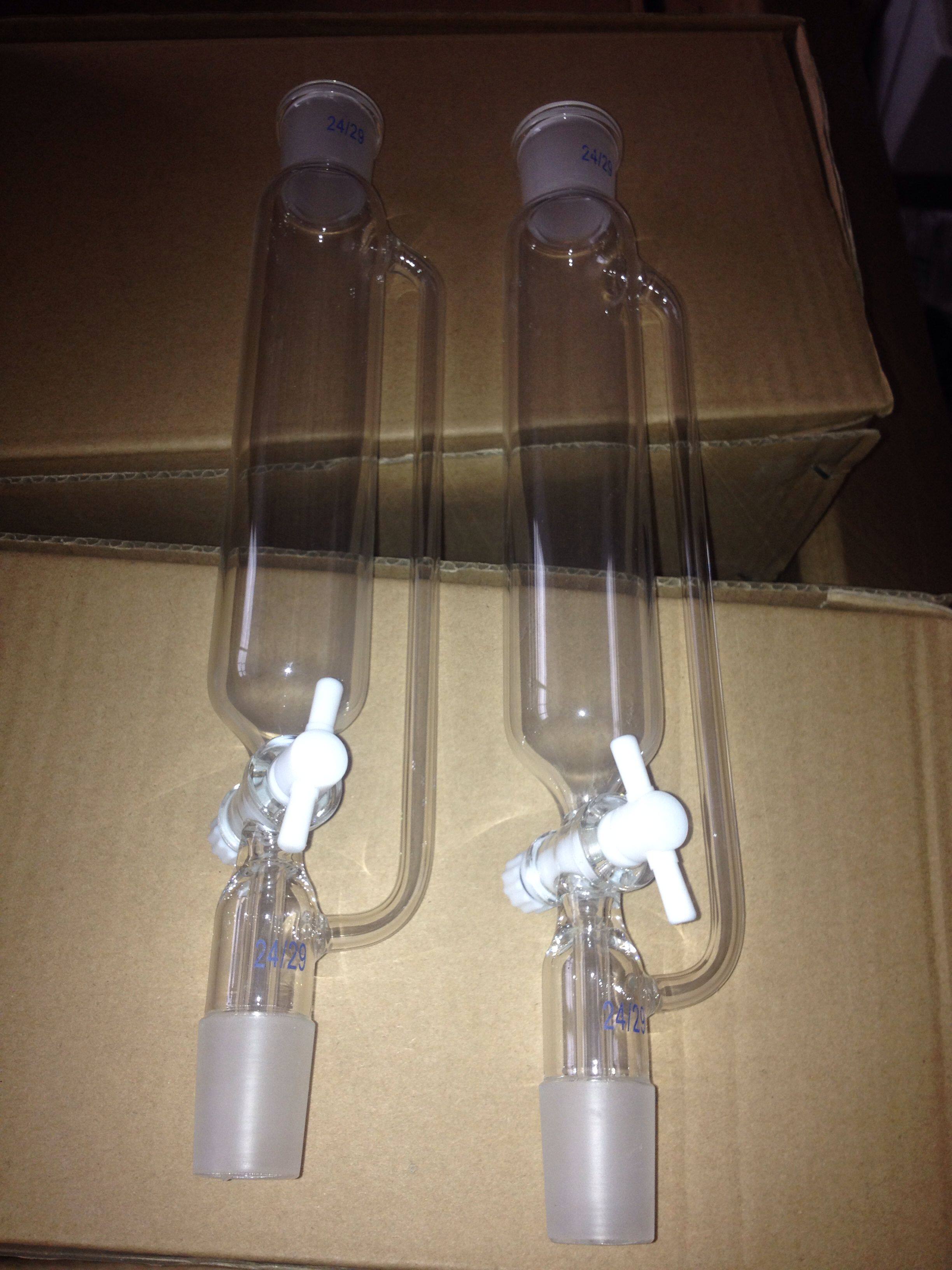 恒压滴液漏斗筒形分液漏具玻璃四氟活塞高真空250ml 500ml 1000ml