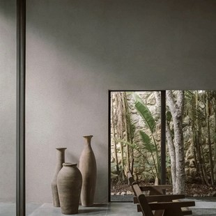 砂岩漆侘寂风艺术涂料仿古颗粒砂墙面灰泥天然黏土质感肌理漆