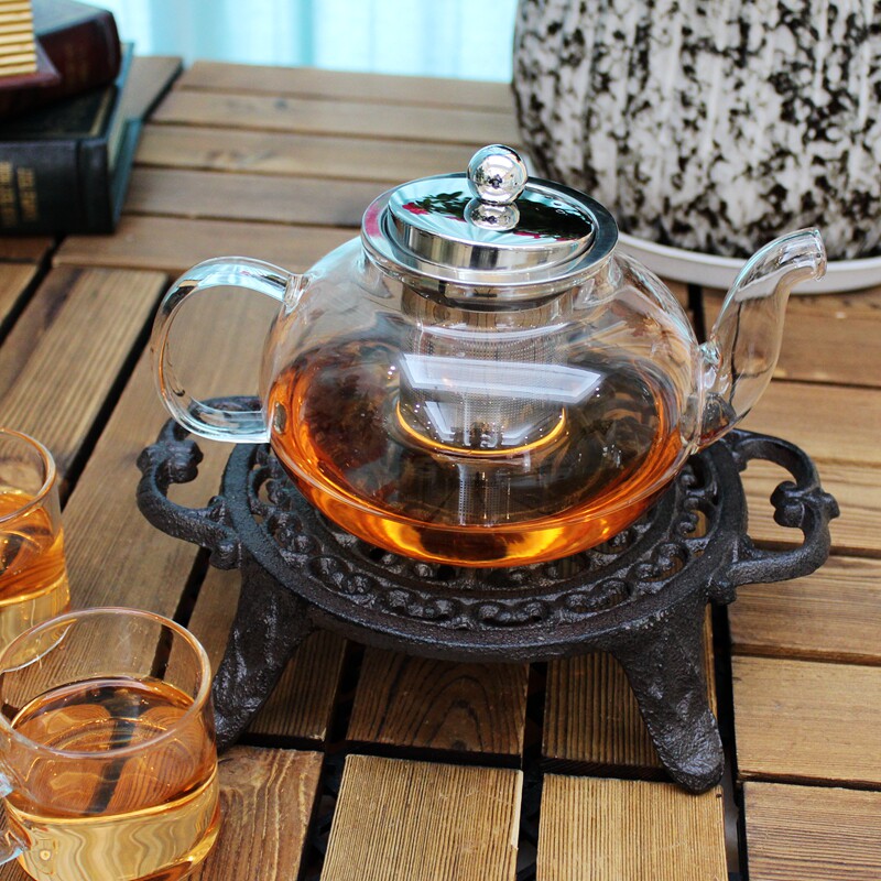 欧式烛台铸铁工艺品镂空双耳铁艺烛台蜡台酒精炉家居摆件