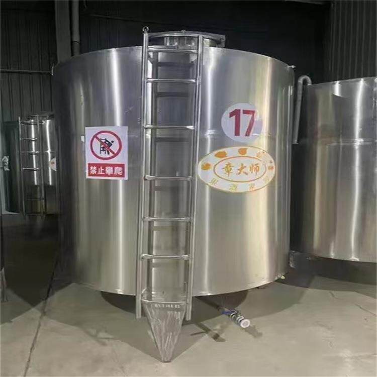 10立方棕榈油储存罐不锈钢胡麻油储油设备304葵花籽油储罐带爬梯