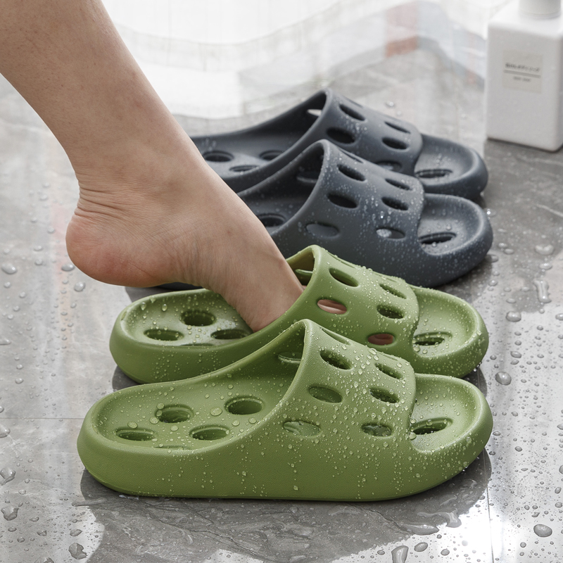 浴室洗澡专用拖鞋女四季新款家用防滑漏水速干室内家居情侣凉拖男