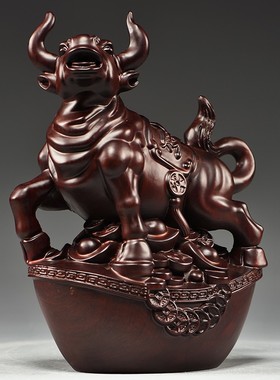 木雕十二生肖摆件一套实木质鼠牛虎兔龙蛇马羊猴鸡狗猪工艺品送礼