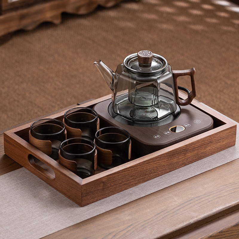 新款加厚防爆煮茶壶500ML小型电陶炉煮茶器烧水泡茶专用茶具套装