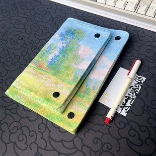 莫奈名画油画定制书衣笔记A5布面书衣a6日记本书套布艺手帐记账本