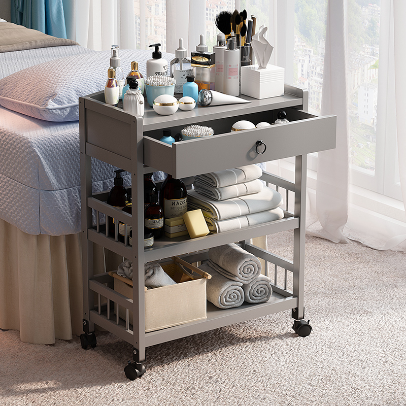 美容院小推车美发店理发店工具台剪发柜子发廊专用推车染烫工具车