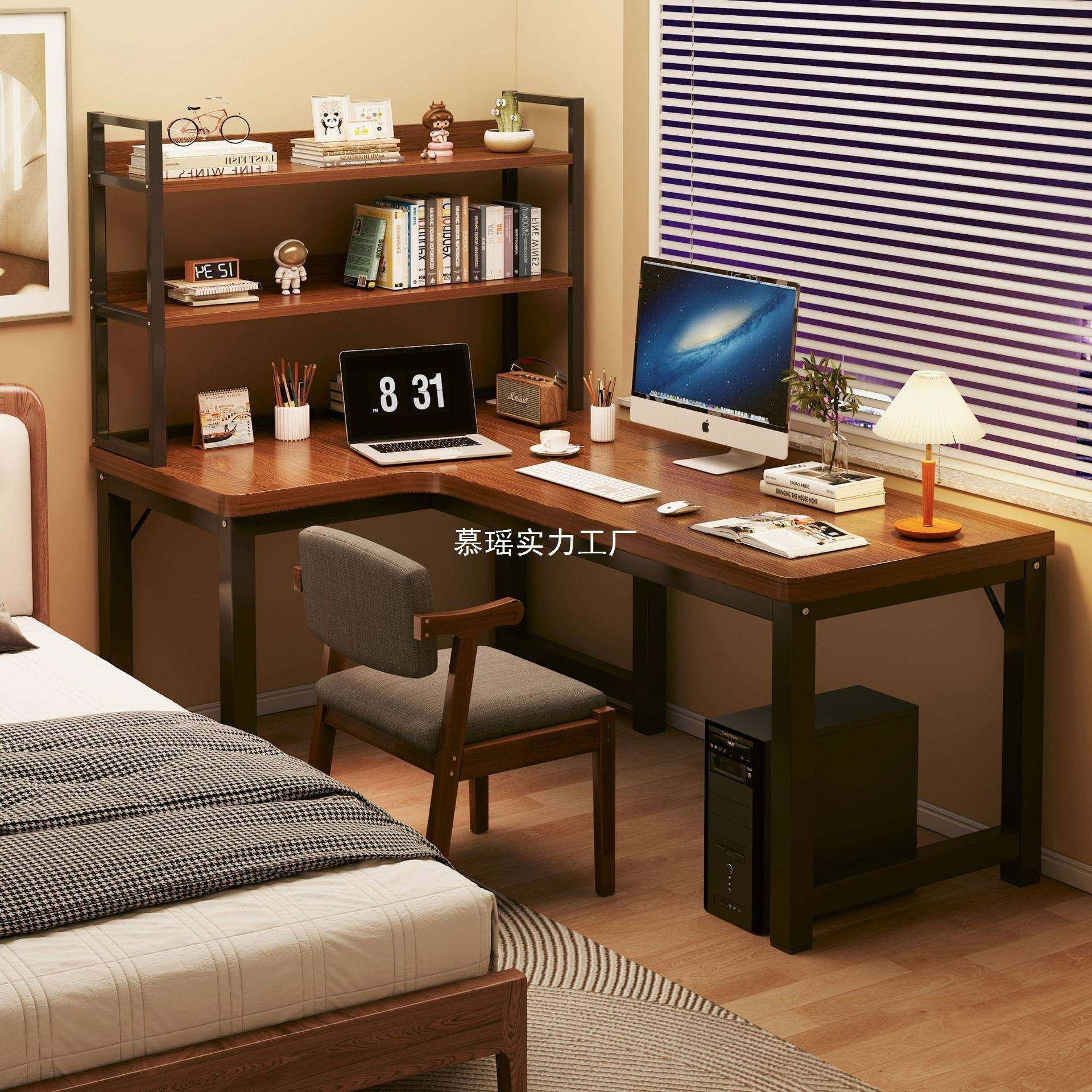 转角书桌书柜一体桌家用卧室电脑桌简约宿舍靠墙学生学习转角书桌,电子元器件市场,其它元器件,淘宝优惠券,粉丝福利购,淘宝优惠卷
