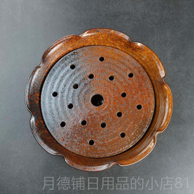 正品日式功夫茶具组手工套彷古陶茶器套组粗家用瓷茶陶盘提梁茶壶