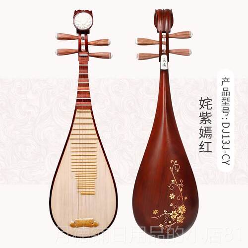 正品乐海古 琵琶乐器入门演木奏特氏夷苏材质木轴相直播选木琴琵