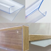 价格条标价条l形悬挂卡条塑料卡套透明卡槽超市货架柜标签展示牌